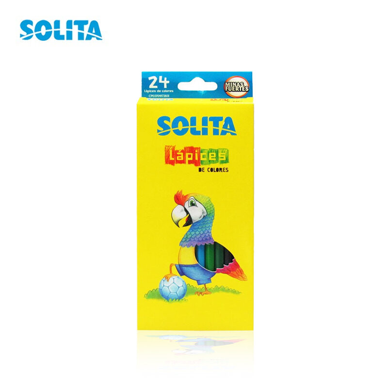 Lápices De Colores Solita. 24Und