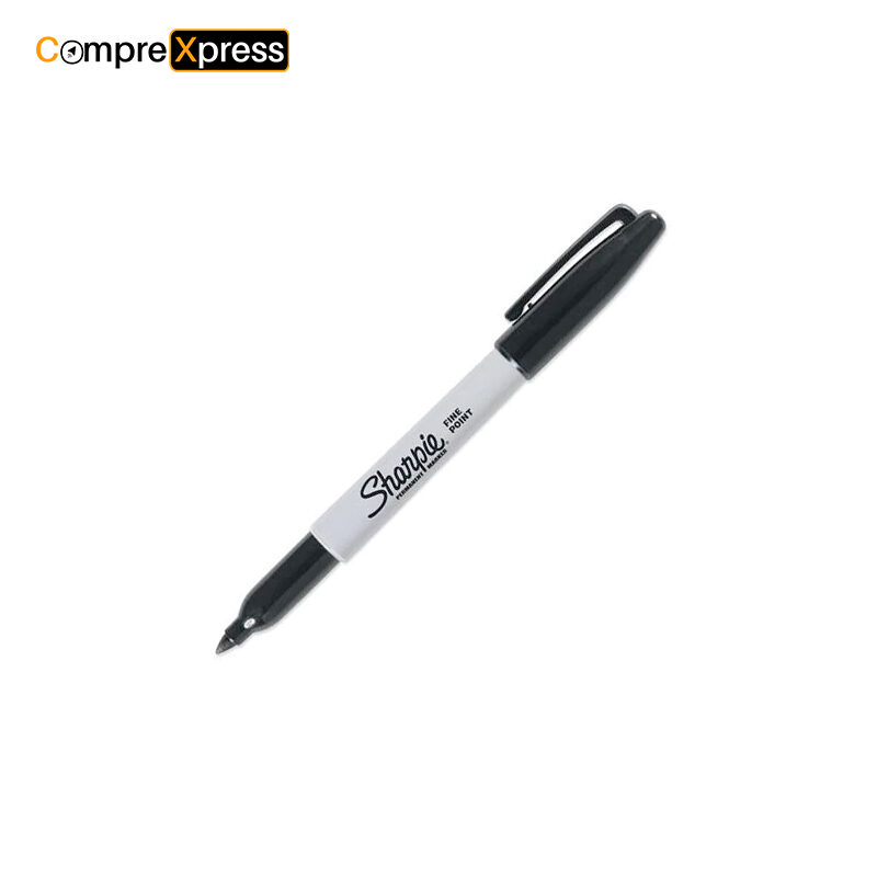Marcador Sharpie Negro P/Fina