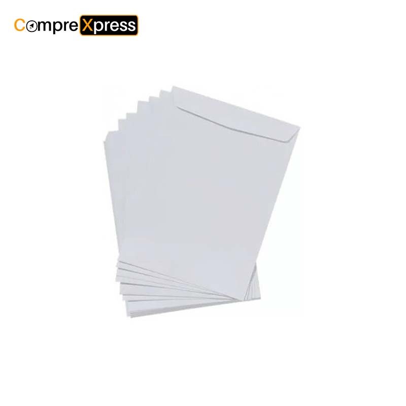 Sobre Media Carta Blanco